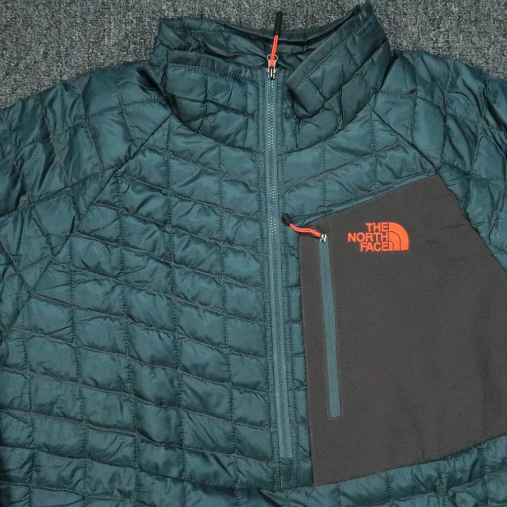 The‎ North Face Jacket Mens XL Blue ThermoBall Insulated Quilted Puffer Outdoor
